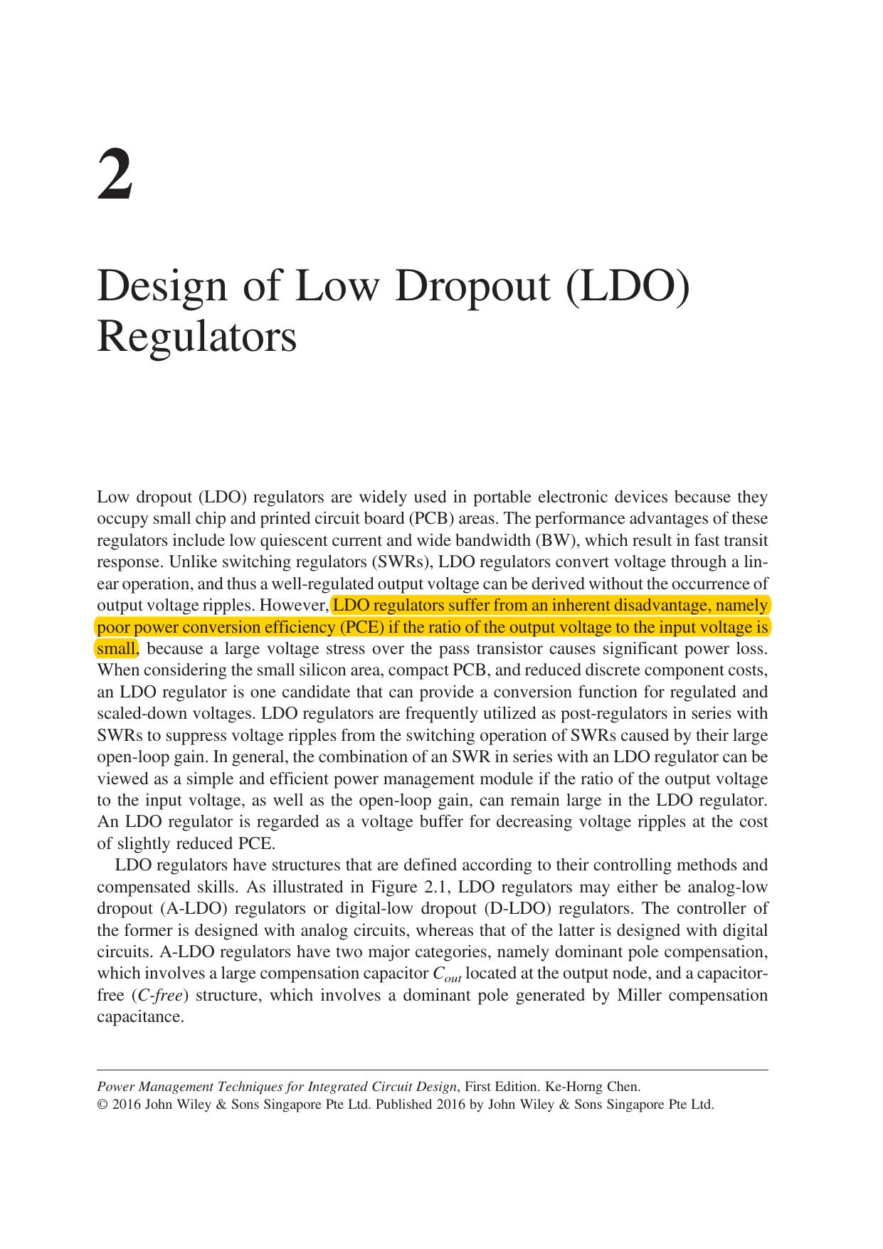 Power Management Techniques for Integrated Circuit Design