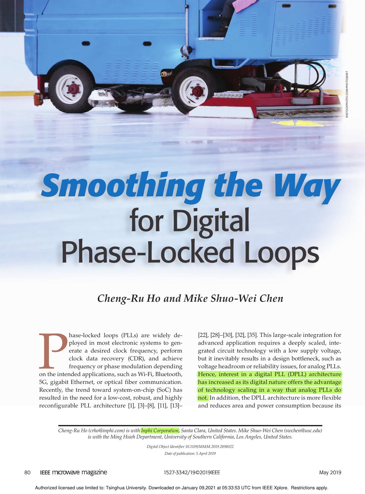 Smoothing the Way for Digital Phase-Locked Loops: Clock Generation in the Future with Digital Signal Processing for Mitigating Spur and Interference