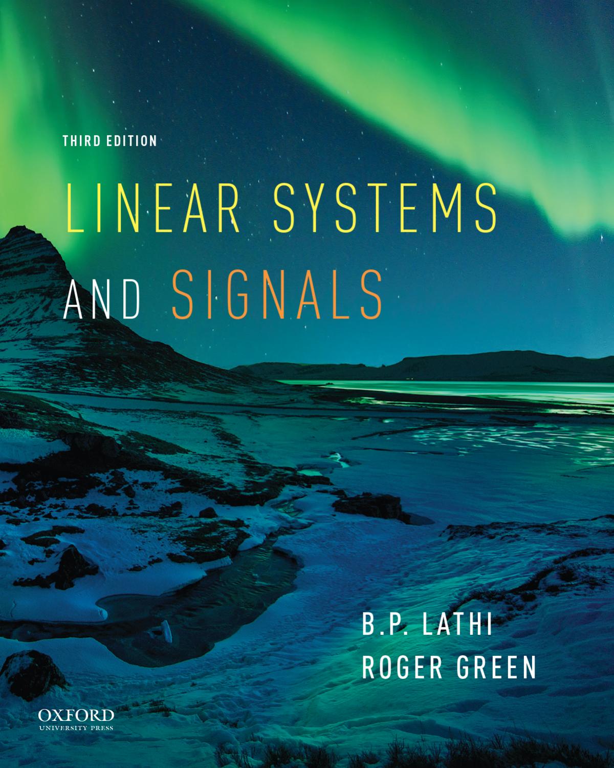 LINEAR SYSTEMS AND SIGNALS