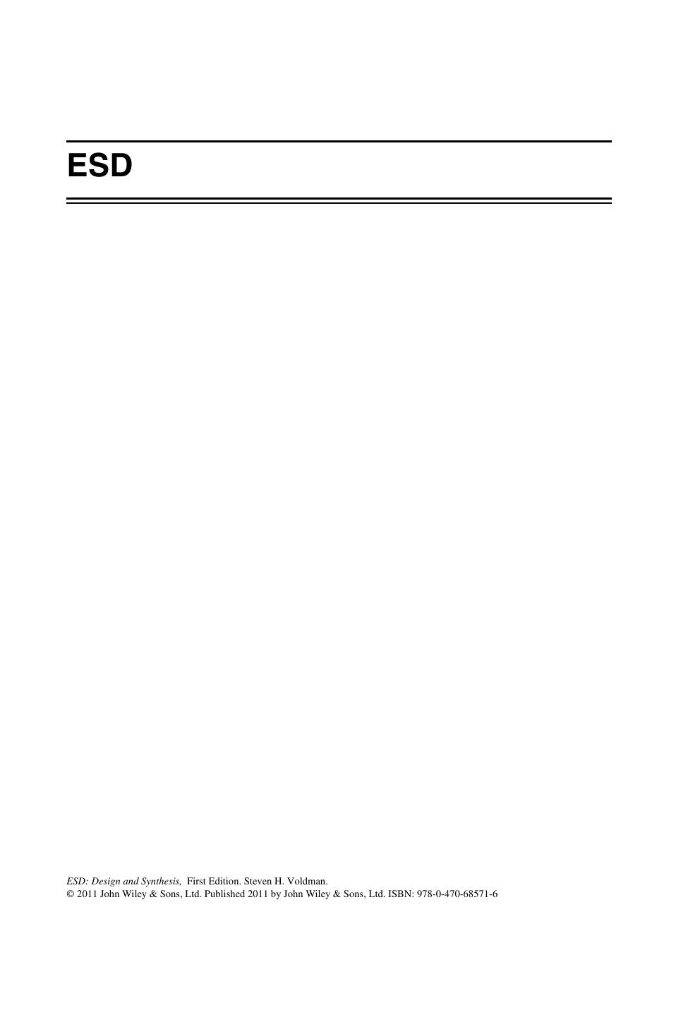 ESD Design and Synthesis (1)