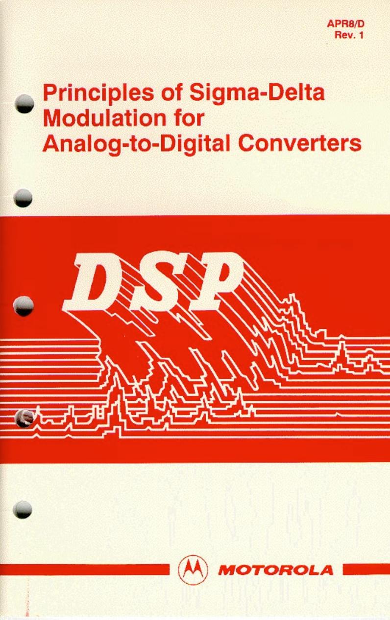 APR8 - Principles of Sigma-Delta Modulation for Analog-to-Digital Converters