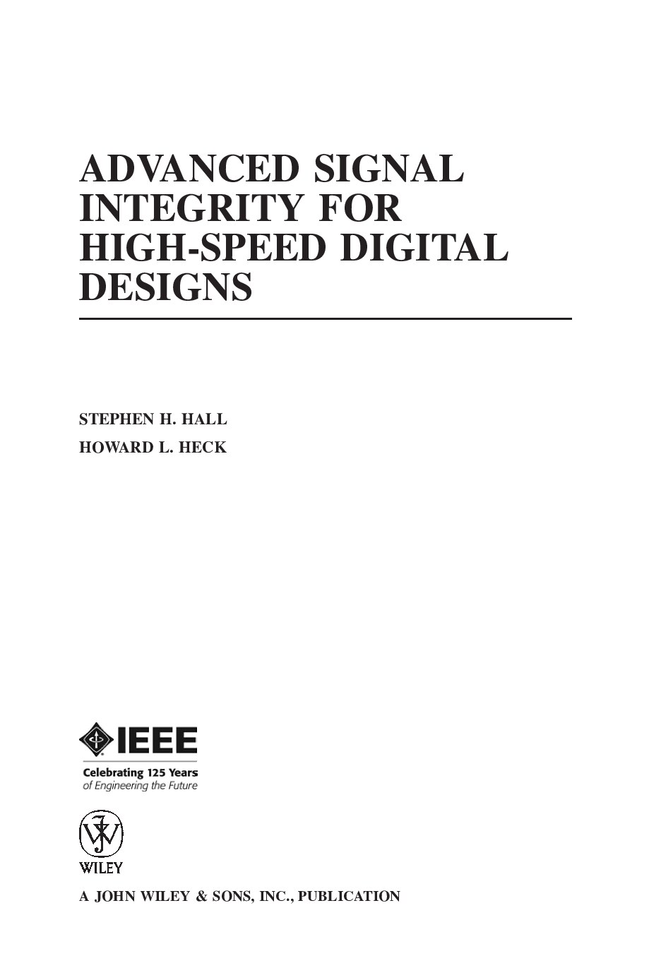 Advanced_Signal_Integrity_for_High-Speed_Digital_Designs