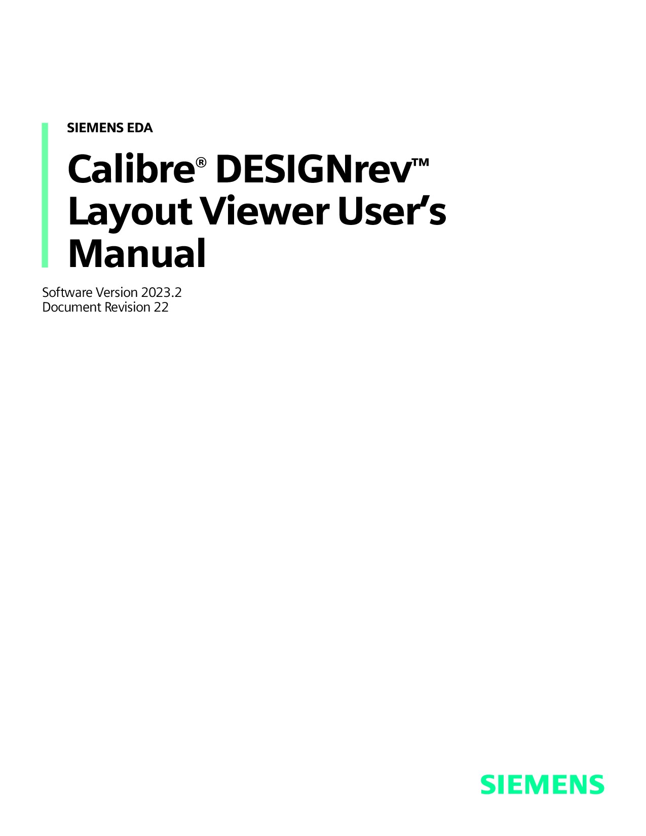 Calibre® DESIGNrev Layout Viewer User's Manual