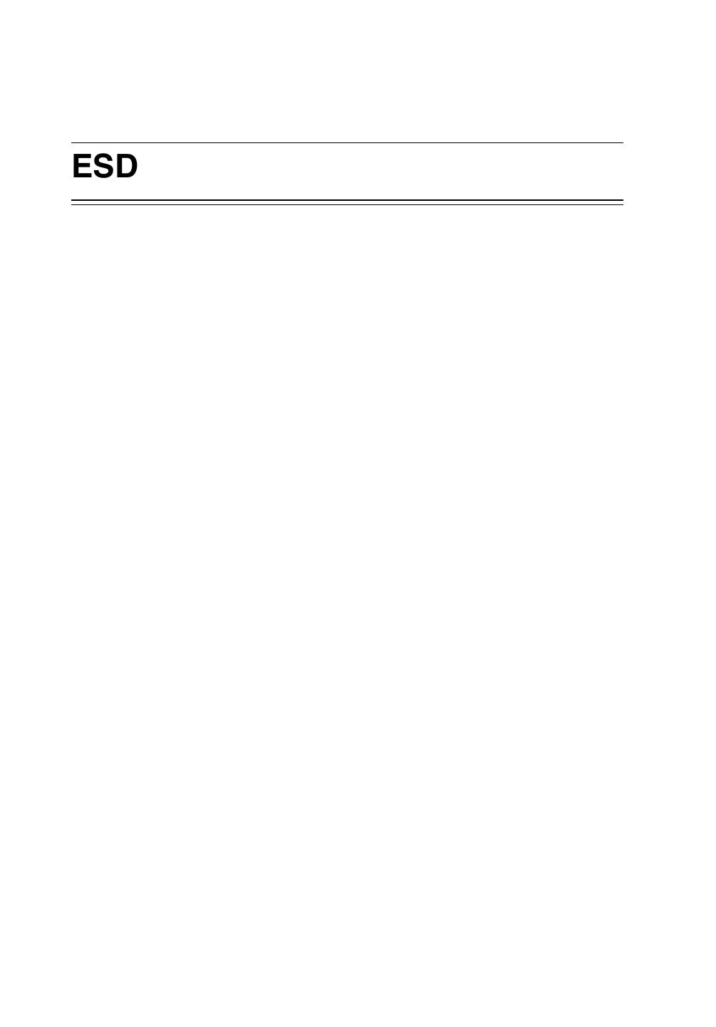 ESD Analog Circuits and Design