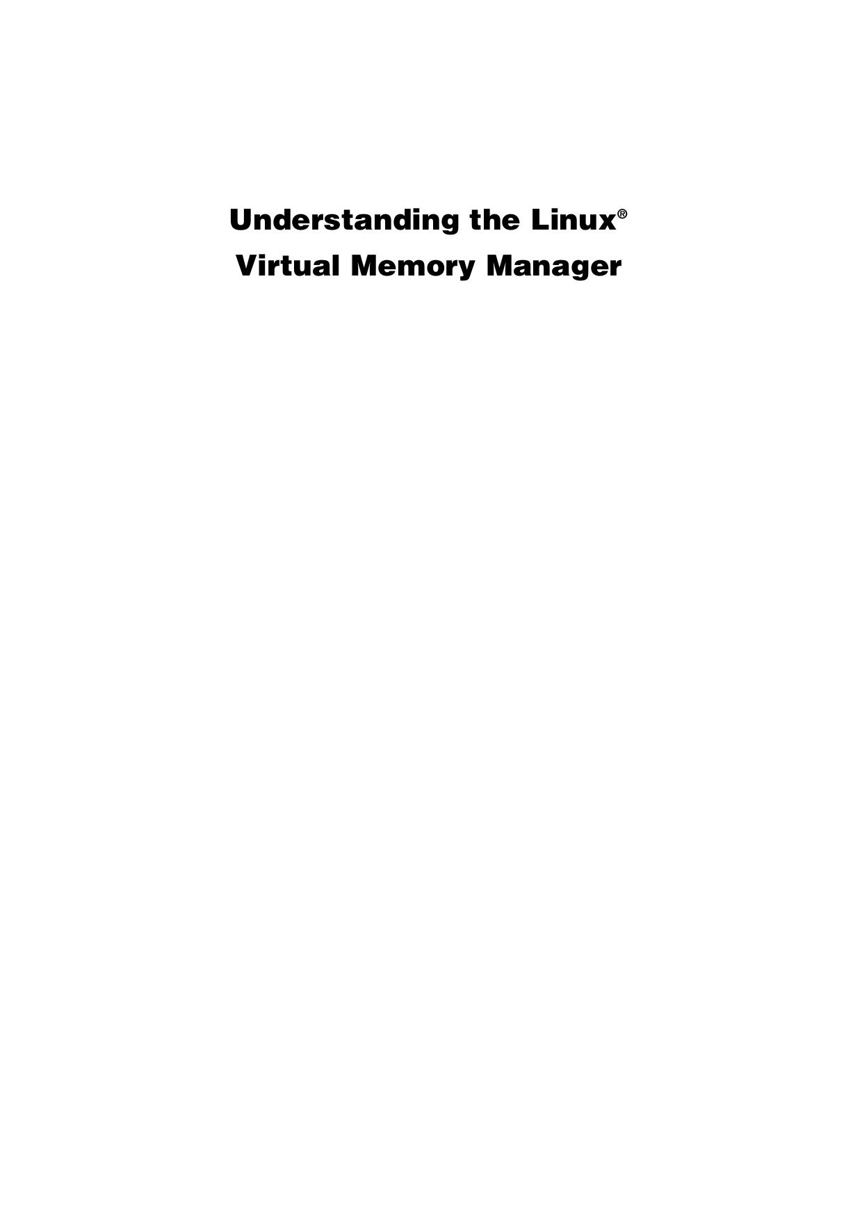 深入理解linux虚拟内存管理（英文）