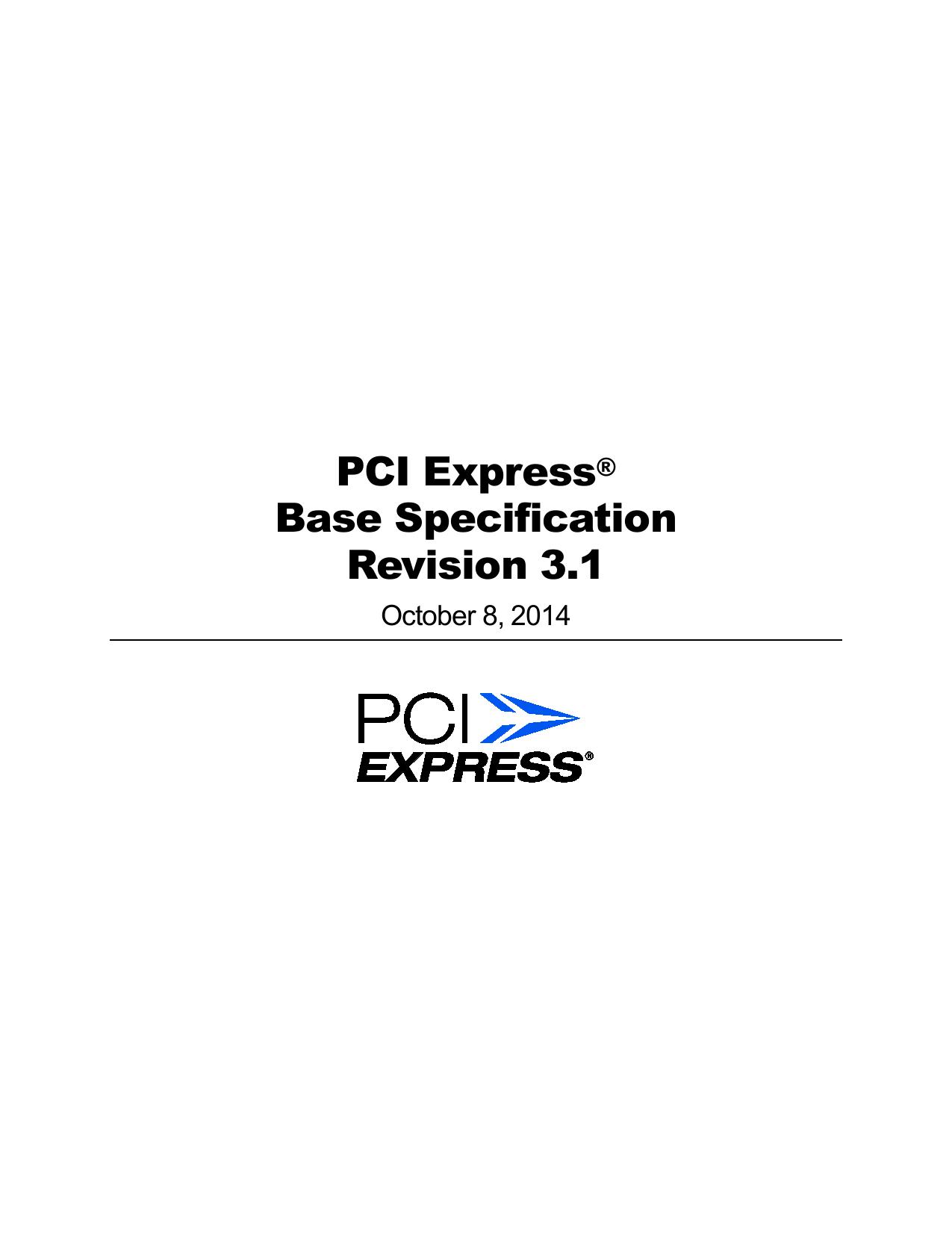 PCI Express Base r3.1