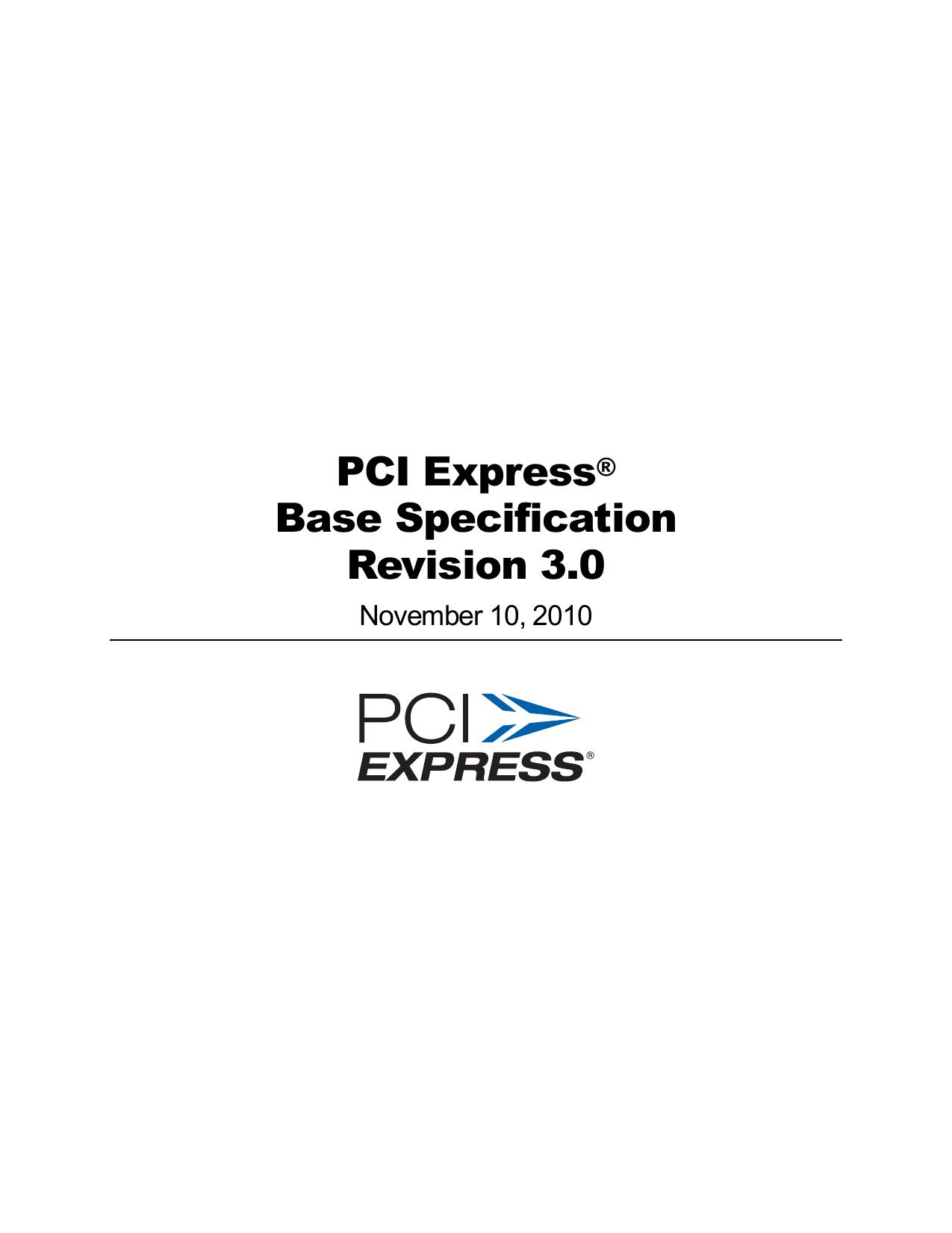 PCI Express Base r3.0