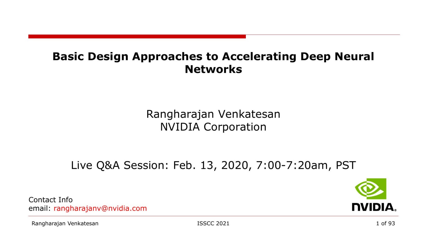 ISSCC2021-T7-Basic Design Approaches to Accelerating Deep Neural Networks