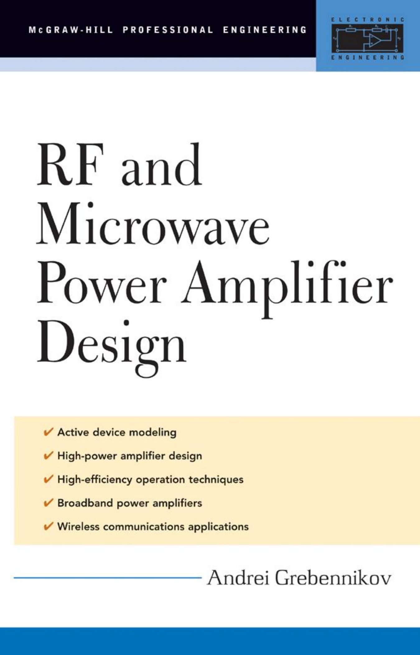 RF and Microwave Power Amplifier Design